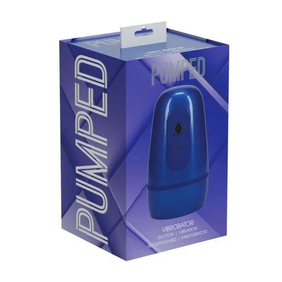 Alternative view of Pulsar Vibrobator Intimate Device Metallic Blue with Suction & Vibration