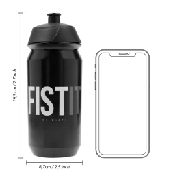 Alternative view of POWDER LUBE Black Travel Bottle 500 ml - Reusable Mixing Bottle