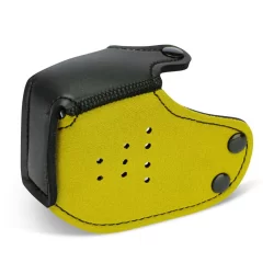 Master Series K9 Neoprene Puppy Muzzle Yellow - Adjustable Canine Mask