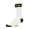 Prowler RED Gold Star Socks White/Black/Gold Comfortable Cotton Unisex - Asu ja Lelu