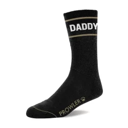 Alternative view of Prowler RED Daddy Socks Black/White - Cotton Comfort Unisex Crew
