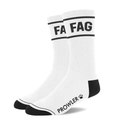 Alternative view of Prowler RED Pride Socks White/Black - Sporty Unisex Community Edition