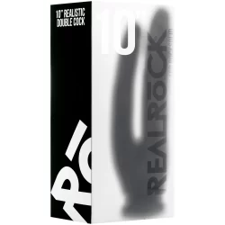 Alternative view of RealRock Double Model 10/25 cm Dual-Ended Anatomical System, Skin Tone