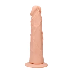 Seven Creations Model 10/25 cm Anatomical Dong, Velvet Touch TPE, Suction Cup