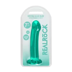 Alternative view of REALROCK Crystal Clear Model 7 Intimate Machine with Suction Cup 17 cm