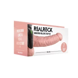 Alternative view of RealRock Vibrating Hollow Strap-On 18 cm Adjustable Intimate System