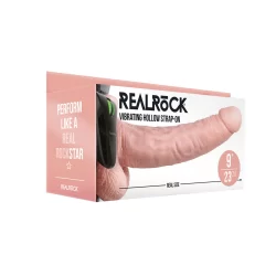 Alternative view of RealRock Vibrating Hollow Intimate System with Balls 23cm Adjustable Strap