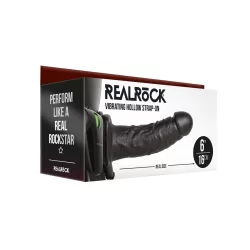 Alternative view of RealRock Vibrating Hollow Strap-On 15.5 cm Adjustable Intimate System