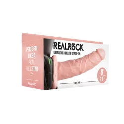 Alternative view of RealRock Vibrating Hollow Strap-On 20.5 cm Adjustable System