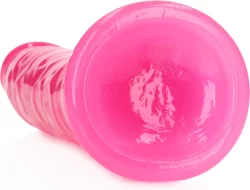 Alternative view of RealRock Slim Glow in the Dark Intimate Machine 22.5 cm with Suction Cup