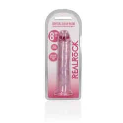 Alternative view of REALROCK Crystal Clear Intimate Model 22 cm with Suction Cup Transparent