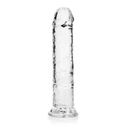 REALROCK Crystal Clear 8.7" Intimate Machine with Suction Base Transparent