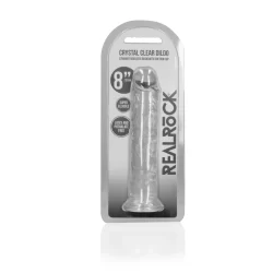 Alternative view of REALROCK Crystal Clear 8.7" Intimate Machine with Suction Base Transparent