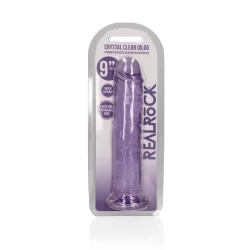 Alternative view of RealRock Crystal Clear 9.8" Intimate Machine with Suction Base Transparent