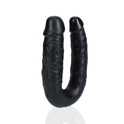 RealRock U-Shaped Intimate Duo Model 12.7 cm Black Flexible Design