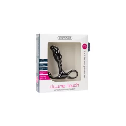Alternative view of Divine Touch Curved Prostate Model Silicone-ABS Black Compact