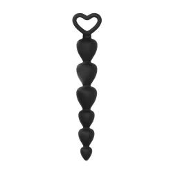 EasyToys Silicone Flexible Intimate Bead Chain Black 100% Silicone - Asu ja Lelu