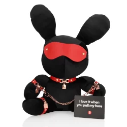 Rimba Velvet Rabbit Accessory Large Black - Soft Plush Collectible