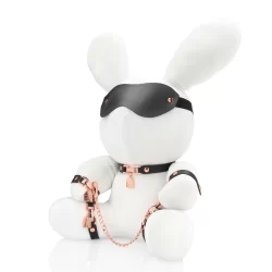 Alternative view of Velvet White Bondage Rabbit Large - Decorative Plush by Rimba