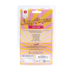 Alternative view of Shots Toys Cum Over Finger Extension Flesh Tone, Flexible Model