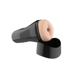 S.L.T. Easy Grip XL Anal Model Self-Lubrication System, Transparent Black