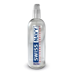 Swiss Navy Premium Silicone-Based Lubricant 473ml Leak-Proof Bottle