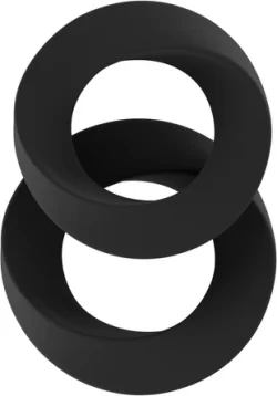 SINNER Gear No.24 Silicone Durable Dual Ring Set Black/Grey