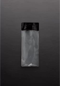 Alternative view of Cazzo Tensions Steel Ring 45mm with Silicone Inlay - Red Accent