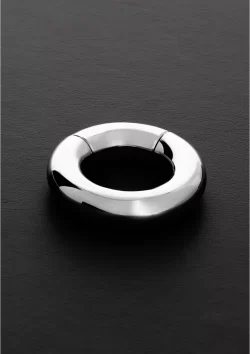 Alternative view of Mister B Magnetic Round Steel Ring 0.6 / 1.5 cm - Polished Finish