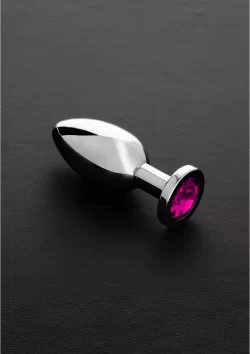 Sinner Gear Stainless Steel Jewel Plug Medium - Elegant Gemstone Accent