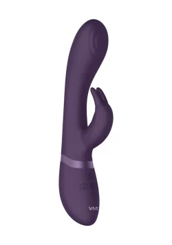 Cato Pulse G-Spot Rabbit Vibrator Purple, 3 Motors, Medical Silicone