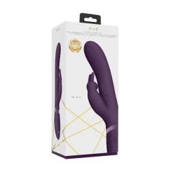 Alternative view of VIVE045 Dual Pulse-Wave System Rabbit Intimate Device Purple