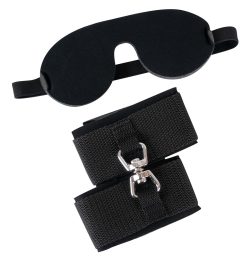 Alternative view of Bad Kitty Blindfold/Handcuffs