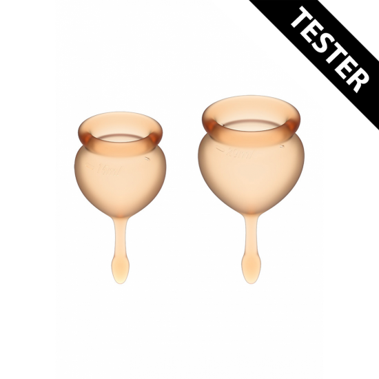 Feel Good Menstrual Cup - Orange - Tester