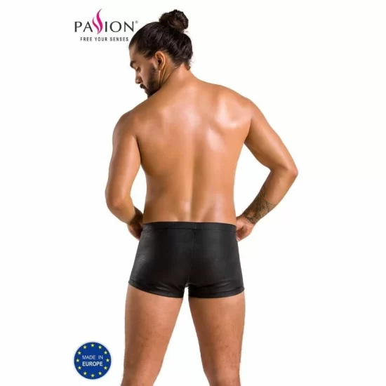 Passion Patrick Black Shorts S/M - Stylish Polyurethane Blend