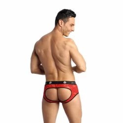 Anais Men Jock Bikini L czerwony - koronka