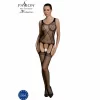 Passion Eco Collection Bodystocking BS007 czarny z materiaÅ‚ow z recyklingu