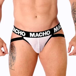 Macho MX26X1 Jock Grid biaÅ‚y S - siateczkowy jockstrap sportowy