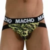 MACHO MX28MV Jockstrap Military Green S - anatomiczny
